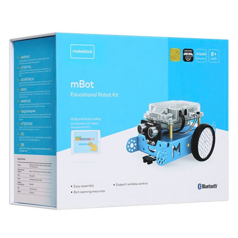 mBot V1.2-Blue (Bluetooth Version) - 9 Languages